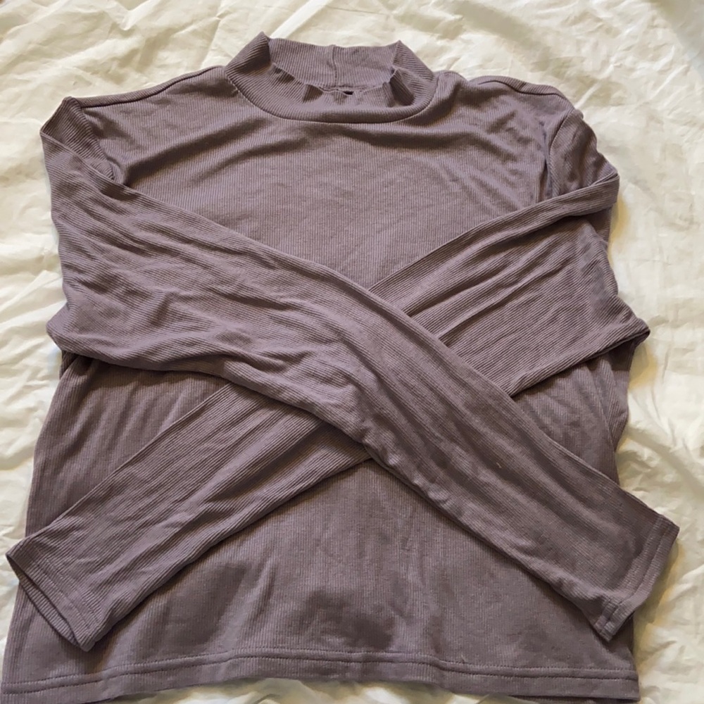 Light purple long sleeve turtleneck